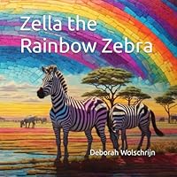 Zella the Rainbow Zebra (Explore to Read) B0CLH82G44 Book Cover