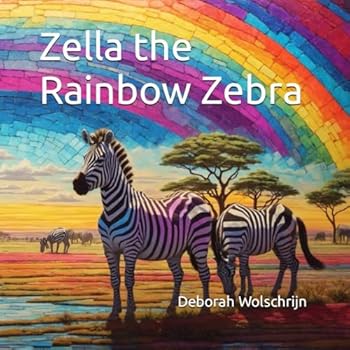 Paperback Zella the Rainbow Zebra (Explore to Read) Book