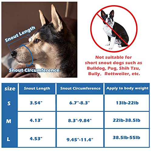 Dog ^ Muzzle，Soft Elastic Dog Muzzles To Prevent Biting Chewing, Breathable Humane Basket Muzzle For Small Medium Large Dogs(Camouflage Blue) #TOP3