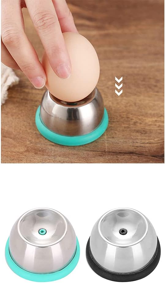 Boiled Egg Piercer Stainless Steel Egg Prickers Separator Bakery Egg Puncher Home Kitchen Egg Separator Egg Prickers Separator, Black