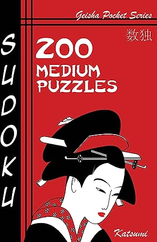 Sudoku 200 Medium Puzzles: Geisha Pocket Series Book