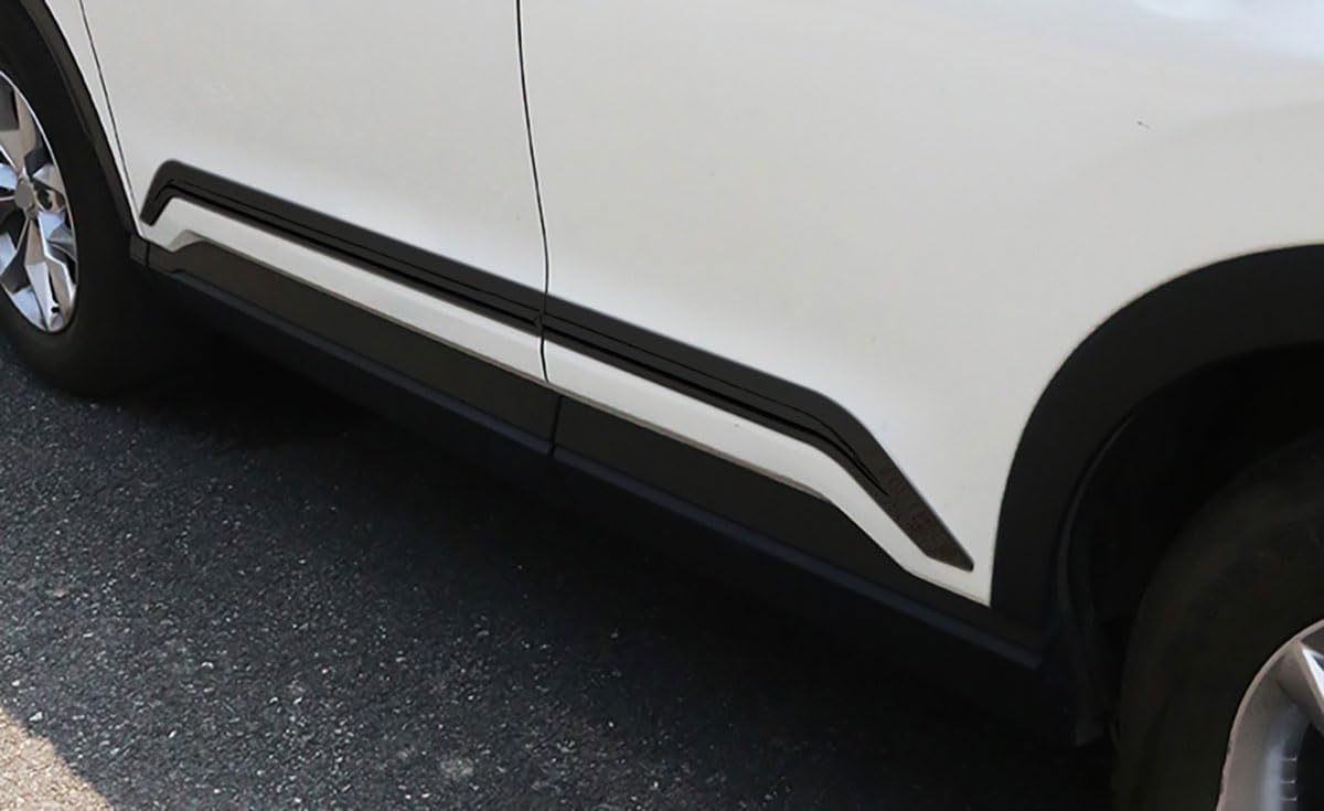 Body Side Trims Compatible with Honda CRV CR-V 2023 2024 2025 2026 Body Side Door Molding Cover Trims Exterior Car Accessories ABS 4PCS (Glossy Black Style)