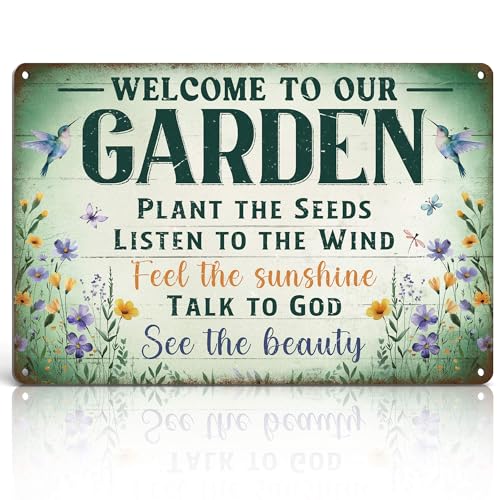 Homely Accents Vintage Garden Decor Gardening Art Signs Plant Lovers' Gifts
