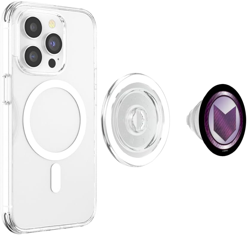 Marvel Hawkeye Purple Classic Icon PopSockets MagSafe PopGrip for iPhone