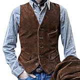 Polyvalent et intemporel : ce gilet polyvalent en velours côtelé pour homme, qu'il soit associé à une chemise, un jean ou un pantalon habillé, ce gilet polyvalent rehausse sans effort votre style, ce qui en fait un ajout indispensable à toute garde-robe d'homme à la mode.