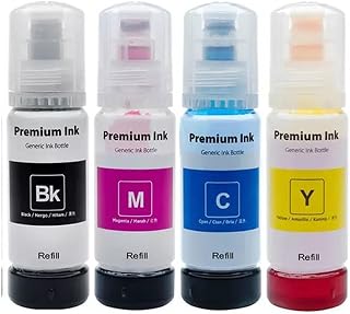 4 Refil Tinta Stkink Para Impressora L110 L120 L200 L210 L220 L300