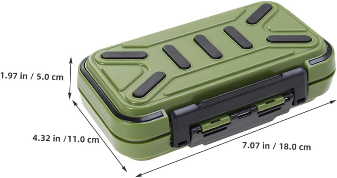 Happyyami 2pcs Fishing Set Lure Accessories Box Soft Tackle Bait Organizer for Outdoor Fishing
