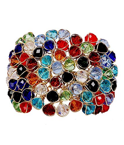 JDX Multicolor Crystal bracelet for women and Girls Size Adjustable (B01FUGUZ58) Amazon Price History, Amazon Price Tracker