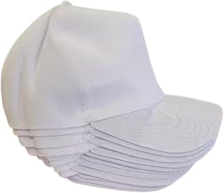 White Plain Baseball Cap, Bulk Pack, Unisex Trucker Hat Price In India