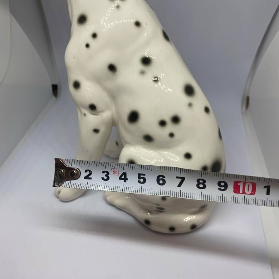 イタリア製　ダルメシアン　犬　置物　陶器　オブジェ イタリア製 ダルメシアン 犬 dog 陶器 大型 置物 オブジェ