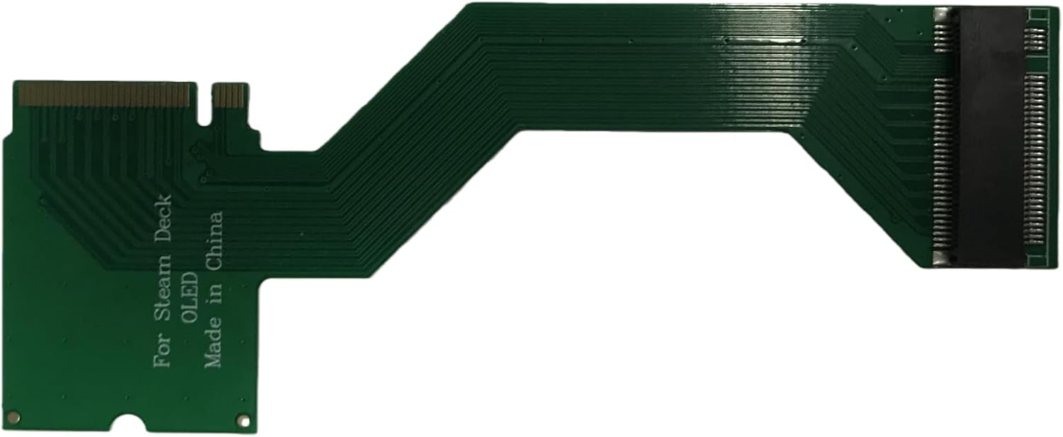 For Steam Deck OLED Handheld Devices M.2 NVMe PCIe 4.0 2230 to 2280 SSD Adapter Converter Board,Modified 2230 to 2280 Size SSD Converter Expansion Card,Handheld OLED Model Expandable High Storage Card