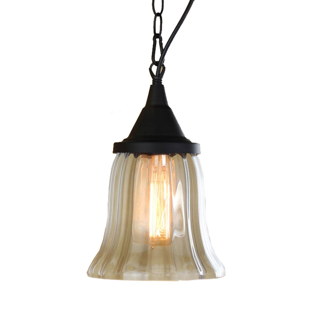 KLXSIVU Indutrial Vintage Glass Lampshade DIY Chandelier Loft Light Retro Ceiling Lamp Decor Light/a/D