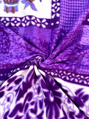 Image of MORADO Woolen Heavy Warm Fleece Double Bedsheet with Two Pillow Covers with Zipper for Winters (90x100 Inches, Pink)