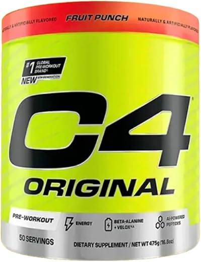 C4 preworkout 50 serving (fruit punch)