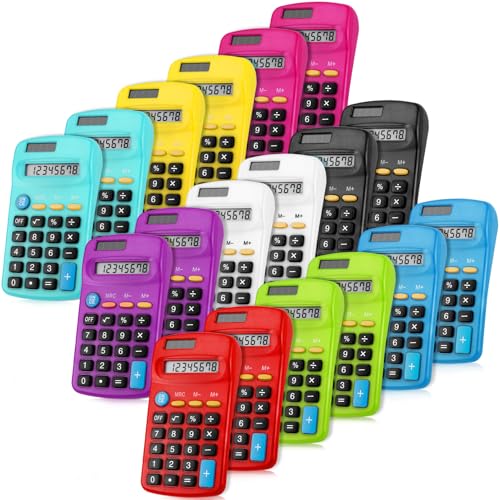 Calculadora de batería solar con pantalla de 8 dígitos para comercio y contabilidad básica