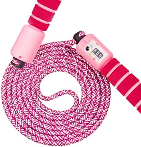 nuoshen Children Jump Rope with Counter, Adjustable Kids Skipping Rope Jump Speed Rope for Boys Girls Fitness & Exercise