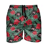 FOCO Herren Hibiscus Slim Fit 5.5