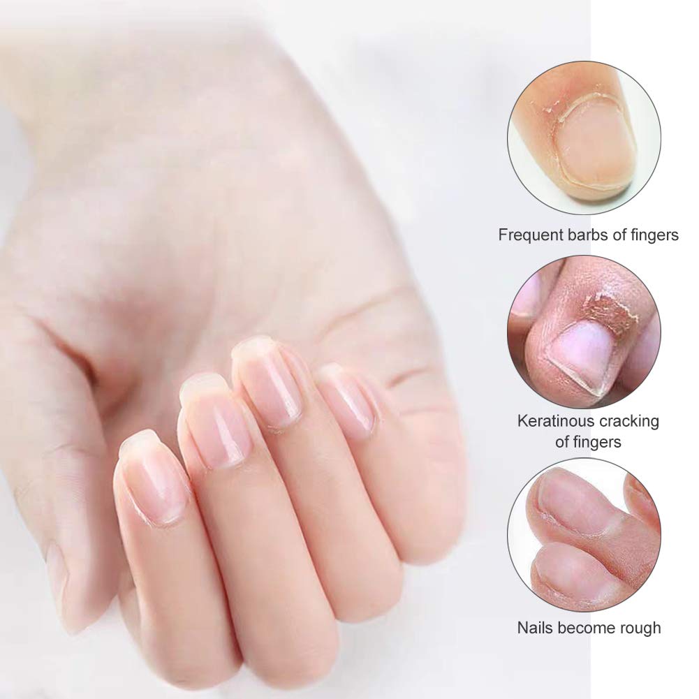 Trattamento Cuticole, Olio per cuticole, Siero trattamento unghie, Olio per cuticole penna Trattamento Olio per Cuticole Riparare la Cuticola Incrinata e Secca, 4 Pezzi