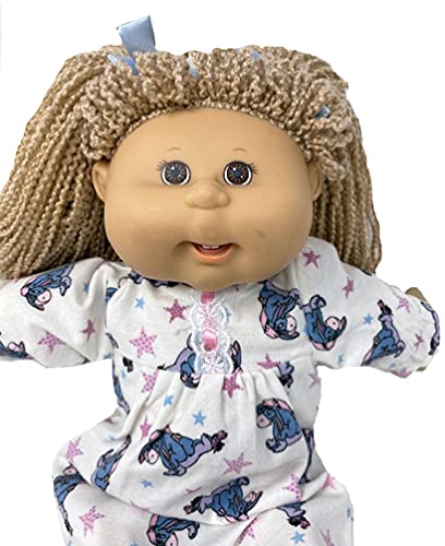 Doll Clothes Superstore Flannel Nightgown Fits Cabbage Patch Kid Dolls