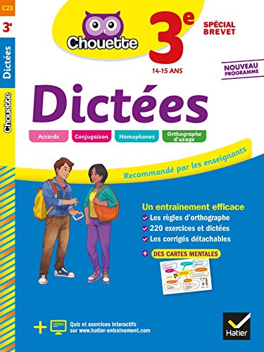 Télécharger Dictées 3e Spécial brevet: cahier d'entraînement en orthographe Gratuit