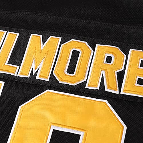 Mesospero Happy Gilmore 18 Adam Sandler 1996 Black Ice Hockey Jersey Men (Black, Medium, M) #TOP5