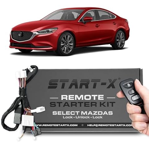 Start-X Remote Starter for Select Mazda’s 3 || Mazda 6 || CX-3 || CX-5 || CX-9 || MX-5 Miata || Plug N Play || Press Lock Unlock Lock to Remote Start Cover
