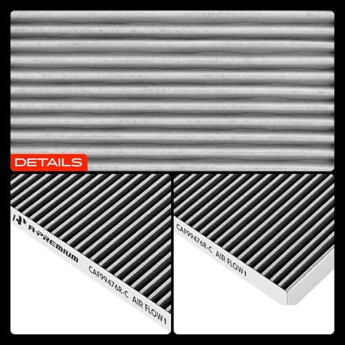 A-Premium Cabin Air Filter with Activated Carbon - Compatible with Tesla Model S 2016 2017 2018 2019 2020 2021 2022 2023 - Behind Glove Box - Replace# 1072736-00-B by A-premium - Image 8