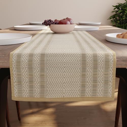 Image of Encasa XO Dining Table Runner 8 Seater, Handcrafted Madurkathi River Grass