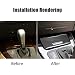 Mioloe Fibra de Carbono Car Storage Box Panel Trim Cover Sticker Decals...