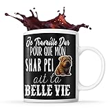 shar pei bebe 🐾 Explorez notre collection de mugs au design unique mettant en valeur l'amour que vous portez à votre fidèle compagnon ! Savourez votre café ou thé tout au long de la journée avec style grâce à ces tasses personnalisées. Chaque gorgée sera illuminée par une touche d'humour et de bonheur, faisant de cette routine une célébration permanente de votre amour pour votre compagnon à quatre pattes.