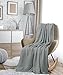 Utopia Bedding Cool Grey 100% Cotton Waffle Blanket 300 GSM [Queen - 90x90 Inch] Soft Lightweight Breathable Bed Blanket for All Season