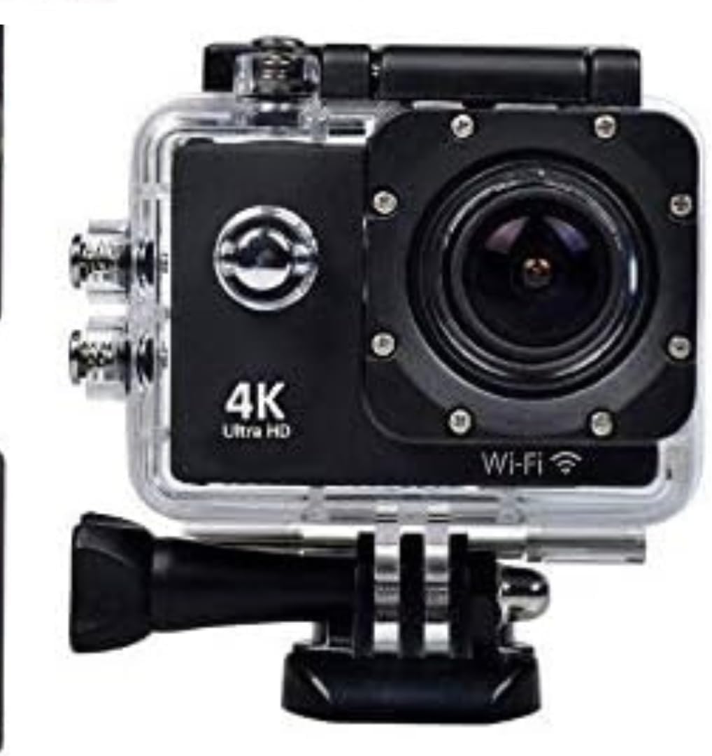 Ultimate Adventures Unleashed 4K Ultra HD 1080P WiFi Action Camera 4K HDCamera Rechargeable Batteries