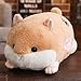 Anyinghh 50cm Creativo Lindo hámster ratón de Peluche de Juguete de Peluche Suave Animal Hamtaro Almohada Calentador de Manos niños encantadores bebé Juguete para niños Regalo Almohada marrón Claro