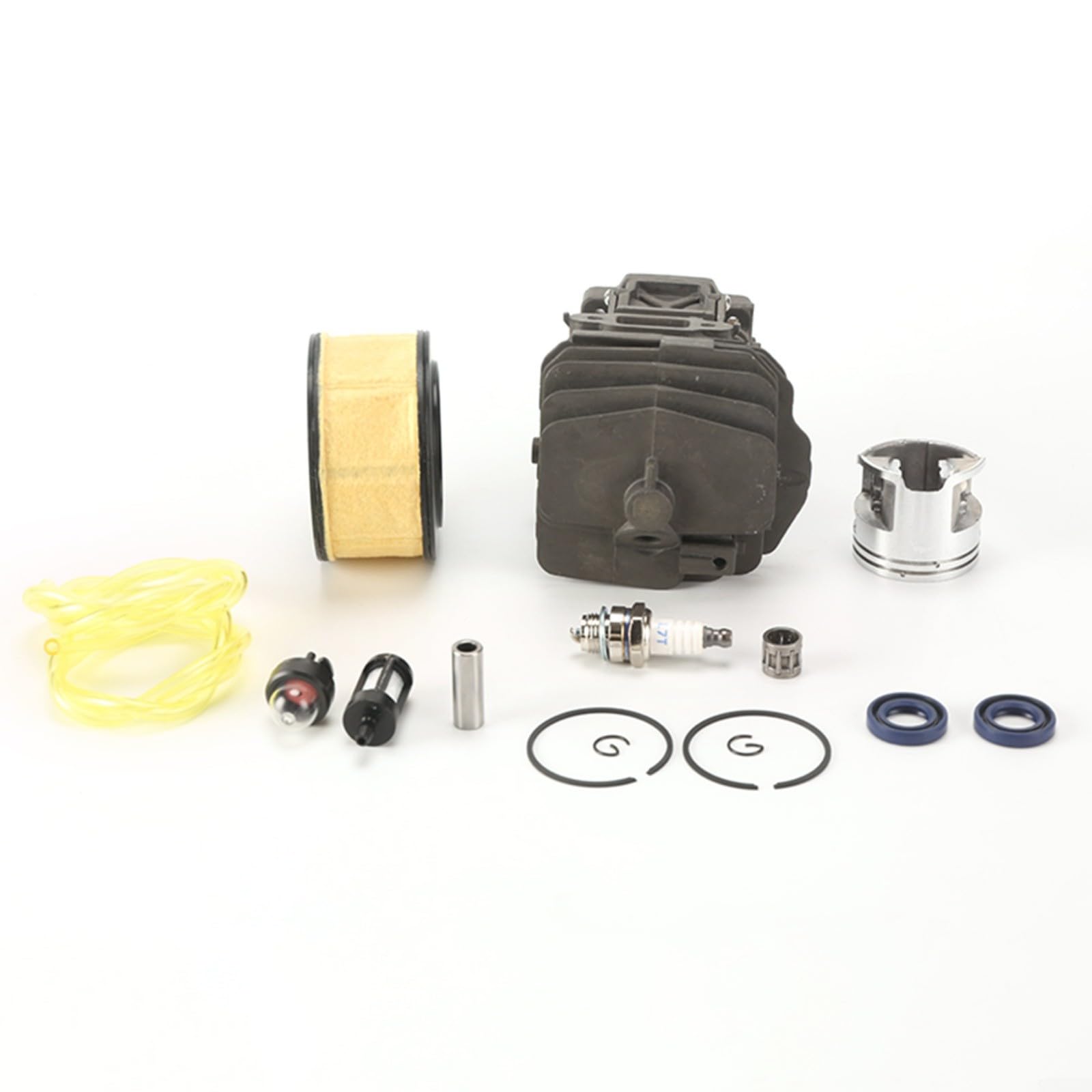 Kit de pistón de cilindro de motosierra para M 51 y para modelos MS 251, pieza de repuesto de 44 mm de diámetro