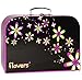 Produktbild alles-meine.de GmbH Kinderkoffer -  Blumen / Blüten  - Groß - Puppenkoffer Koffer - Reisekoffer aus Pappe mit Metall Griff - für Kinder Mädchen Prinzessin / Schloß Märchen - Bl..
