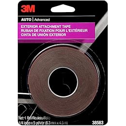 3M Exterior Attachment Tape, 38583, 1/4 IN X 15 ft