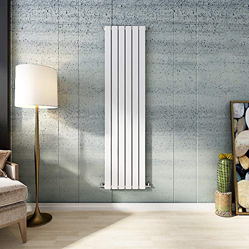 Xinyang Vertical Flat Panel Radiator Central Heating White Single Designer 1800x408mm