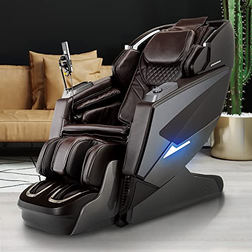 Osaki Otamic 2022 4D Sedona Lt Sl-Track 2 Stage Zero Gravity Full Body Airbag Massage Back Infrared Heat With 3 Stages (Brown) #TOP1