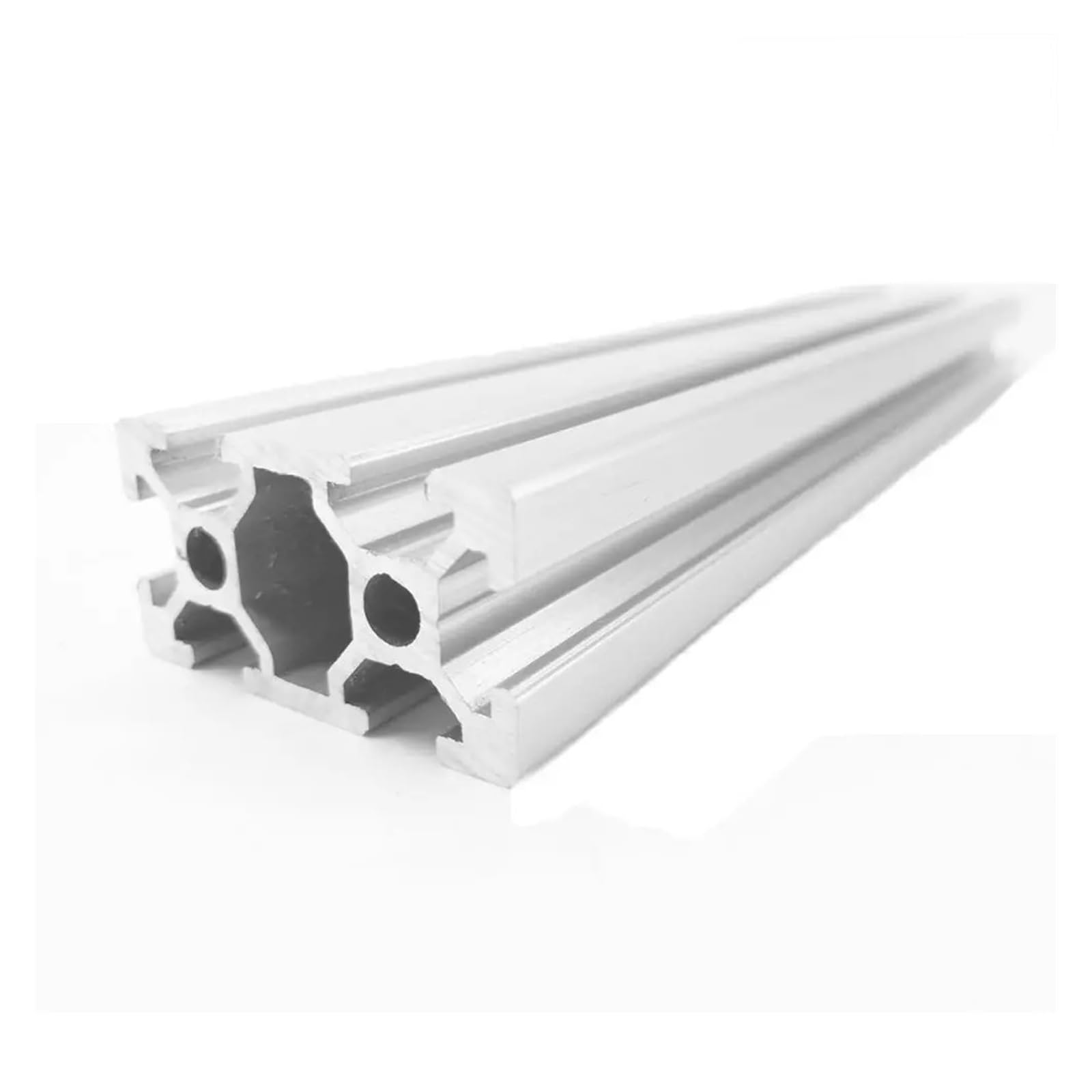 2020 2040 3030 2080 Aluminum Profile 100mm to 800mm Linear Rail Extrusion CNC 3D Printer Parts(T-2040 Silver,650mm)