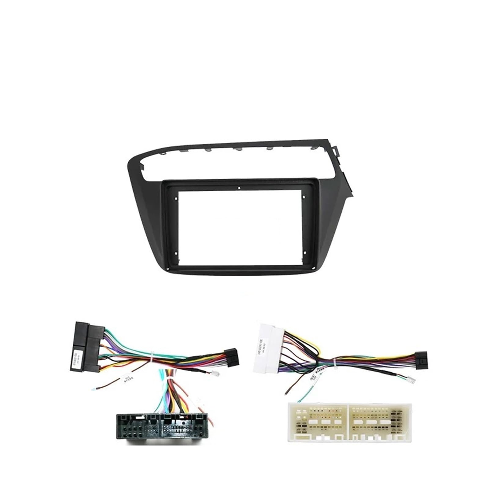 para Hyundai para I20 2014-2018 2019 9 ''Radio Coche Fascia Android MP5 Panel Carcasa Marco 2 DIN Estéreo Dash Cubierta Embellecedora Kit Panel Marco Radio