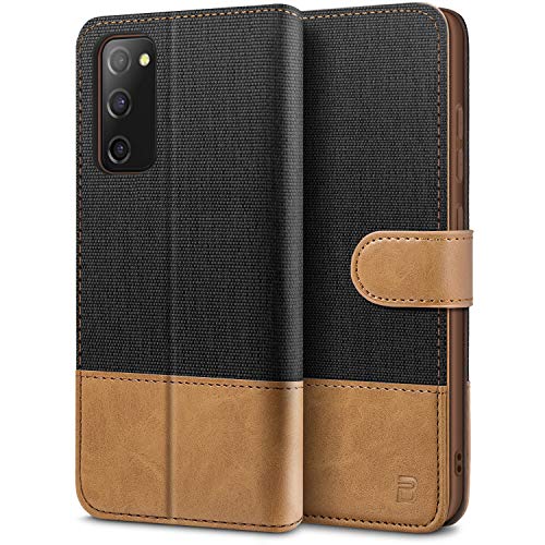 BEZ Coque pour Galaxy S20 FE, Etui pour Galaxy S20 FE 5G Housse en Cuir de Protection, Portefeuille en Cuir Polyuréthane, Crochet, Pochette pour Monnaie,...