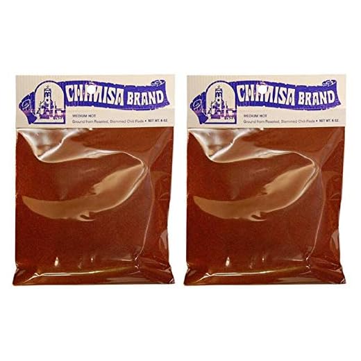 Chimisa Brand Medium-Hot New Mexico Red Chili Powder, 6 Ounces (Pack of Two)