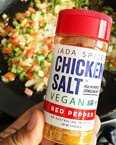 JADA Spices Chicken Salt Spice and Seasoning - Original, BBQ, Red Pepper - Vegan, Keto & Paleo Friendly - Perfect for Cooking, BBQ, Grilling, Rubs, Popcorn and more - Preservative & Additive Free