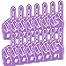 Fazanwey 20Pcs Mini Foam Fingers,We're #1 Foam Finger, Foam Hand Fingers for Sports Themed Birthday Party Cheerleader Supplies for Sports Events,Athletic Meetings,Concert (Purple)