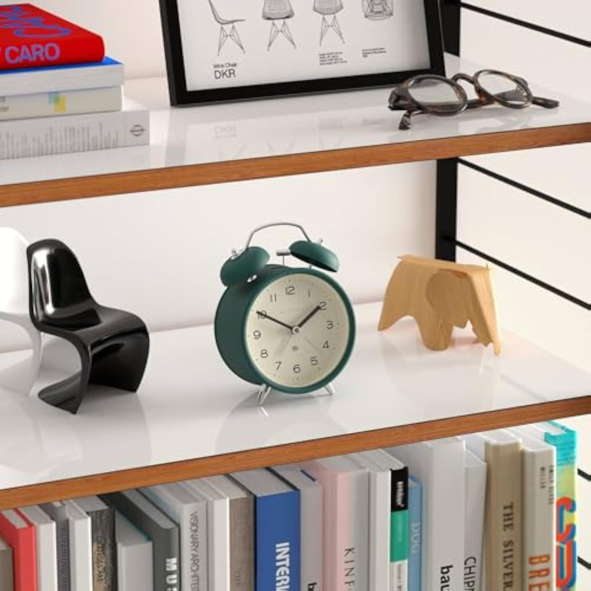 Charlie Bell Echo Alarm Clock, Classic Twin Bell Design