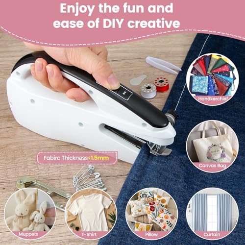 image for LEETAT Handheld Sewing Machine for Beginners, Easy to Operate and Fast