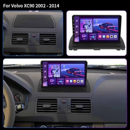 Autoradio touchscreen display Bluetooth para Volvo XC90 2002-2014 con Mirror Link 2