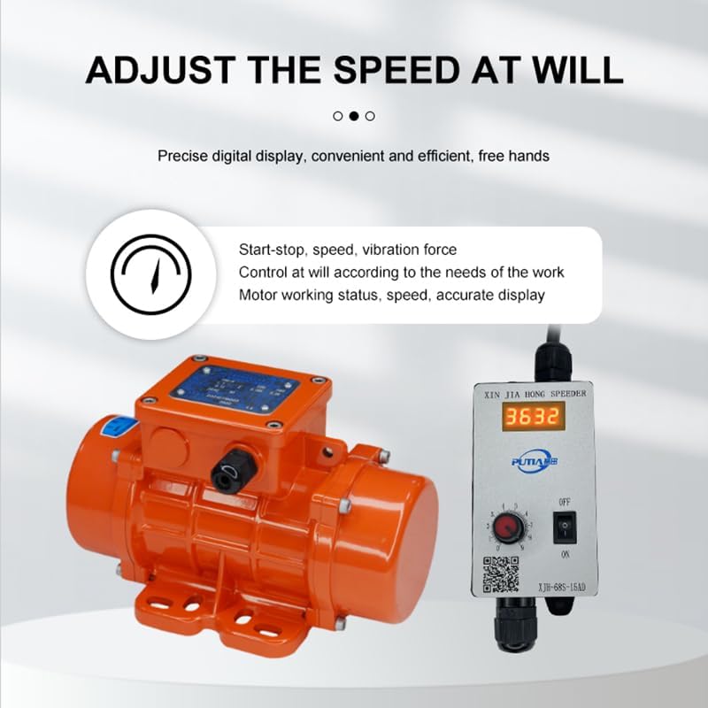 DC 12V 24V Brushless Vibration Motor Strong Power Concrete Vibrator Industrial vibrating Source With Speed Controller - (Speed(RPM): 70W 4300RPM, Voltage(V): 36V)
