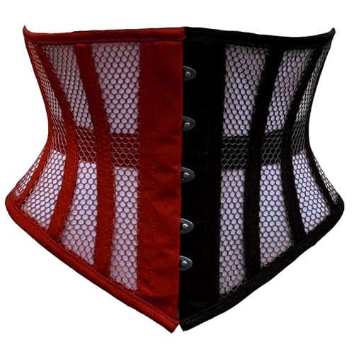 Image of Women's Waist Training Underbust Corset Steel Boned Hourglass Body Shaper