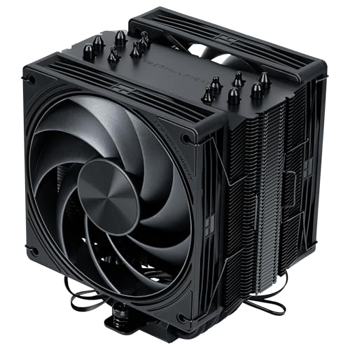Ultra 120 Extreme EVO REV.5 CPUエアクーラー、157mm シングルタワークーラー デュアル120mm LCP PWMファン付き、6ヒートパイプ、2400RPM、Intel LGA1851/1700/1200/115X、AMD AM5/AM4用